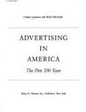 book cover of Advertising in America: the first 200 years by Charles A. Goodrum