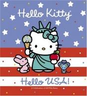 book cover of Hello Kitty, Hello USA! by Higashi Glaser Design