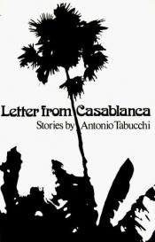 book cover of Letter from Casablanca by Antonio Tabucchi