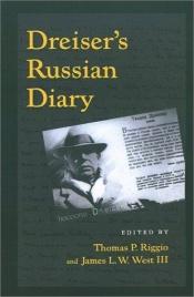 book cover of Dreiser's Russian diary by Theodore Dreiser