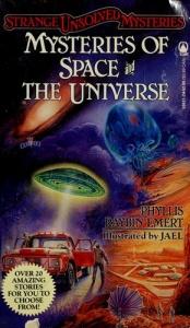 book cover of Mysteries of Space and the Universe by Phyllis Raybin Emert