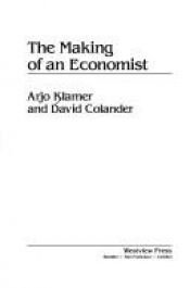 book cover of The making of an economist by Arjo Klamer