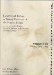 book cover of Leaves of Grass, Textual Variorum of the Printed Poems 3 Volume Set by Walt Whitman