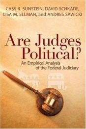 book cover of Are Judges Political?: An Empirical Analysis of the Federal Judiciary by Cass Sunstein