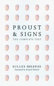 book cover of Proust y los signos by Gilles Deleuze