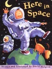 book cover of Here in space by David Milgrim