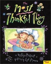 book cover of The most thankful thing by Lisa Mccourt