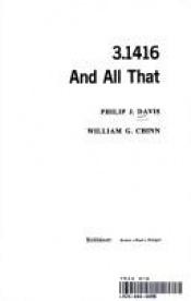 book cover of 3.1416 and All That by Philip J. Davis