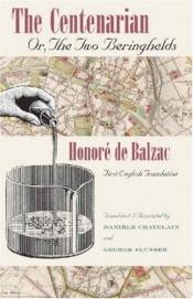 book cover of Le centenaire by Honoré de Balzac
