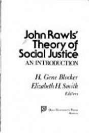 book cover of John Rawl's Theory of Social Justice: An Introduction by H. Gene Blocker