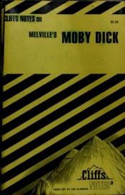 book cover of Cliffs Notes on Melville's Moby Dick revised edition 1992 printing paperback by Cliffs Notes Editors