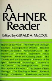 book cover of A Rahner reader by Karl Rahner