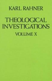 book cover of Theological investigations. Vol.10, Writings of 1965-67. 2 by カール・ラーナー