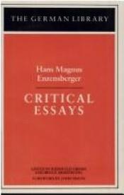 book cover of Critical Essays by Hans Magnus Enzensberger