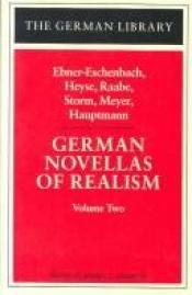 book cover of German Novellas of Realism, II (German Library) by Marie von Ebner-Eschenbach