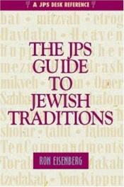 book cover of The JPS guide to Jewish traditions by Ronald Eisenberg