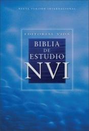 book cover of NVI Biblia de Estudio by Zondervan Publishing