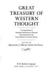 book cover of Great Treasury of Western Thought: His Institutions by Great Thinkers in Western History by Mortimer J. Adler