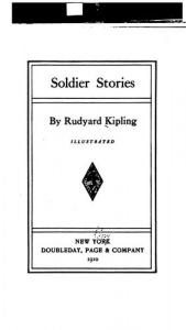 book cover of Soldaterhistorier by Rudyard Kipling