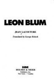 book cover of Leon Blum by Jean Lacouture