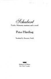 book cover of Schubert by Peter Härtling