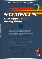 book cover of Student's Life Application Bible: New Living Translation, Navy Bonded Leather by Tyndale House Publishers