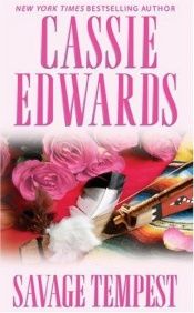book cover of Savage Tempest (Savage (Leisure Paperback)) by Cassie Edwards