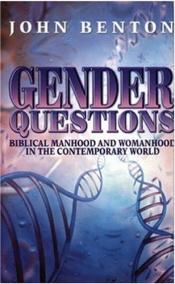 book cover of Gender Questions by John Benton