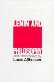 book cover of Lenin and Philosophy and Other Essays by Louis Althusser