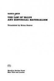 book cover of The Law of Value and Historical Materialism by Samir Amin