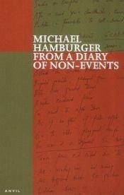 book cover of From a Diary of Non-events by Michael Hamburger