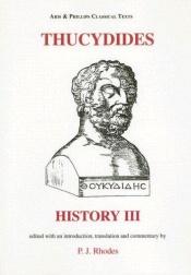 book cover of History III by Thucydides