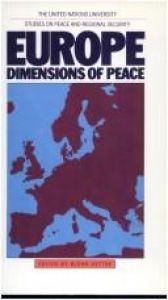book cover of Europe : Dimensions of peace by Björn Hettne