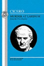 book cover of Cicero: Murder At Larinum (BCP Latin Texts) by Cicero