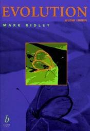 book cover of Evolution by Mark Ridley