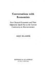 book cover of Conversas com Economistas by Arjo Klamer