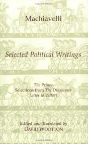 book cover of Selected Political Writings by Nicolas Machiavel