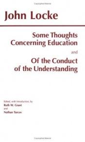 book cover of Some Thoughts Concerning Education by John Locke