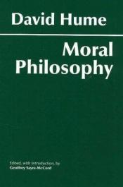 book cover of Moral Philosophy by David Hume