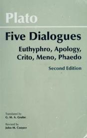 book cover of Plato: Five Great Dialogues by Platão
