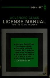 book cover of The ARRL advanced class license manual for the radio amateur by ARRL