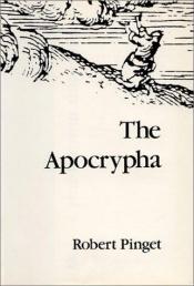 book cover of The Apocrypha (French Series) by Robert Pinget