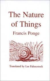 book cover of The Nature of Things by Francis Ponge