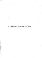 book cover of A thousand miles up the Nile by Amelia Ann Blanford Edwards