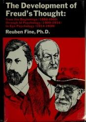 book cover of The Development of Freud's Thought by Reuben Fine