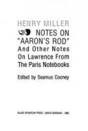 book cover of Notes On Aaron's Rod by Henry Miller