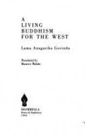 book cover of A living Buddhism for the West by Anagarika Govinda