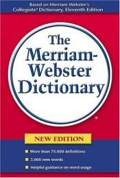 book cover of The Merriam Webster dictionary by Websters
