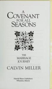 book cover of A Covenant for All Seasons by Calvin Miller