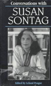 book cover of Conversations with Susan Sontag by Susan Sontagová